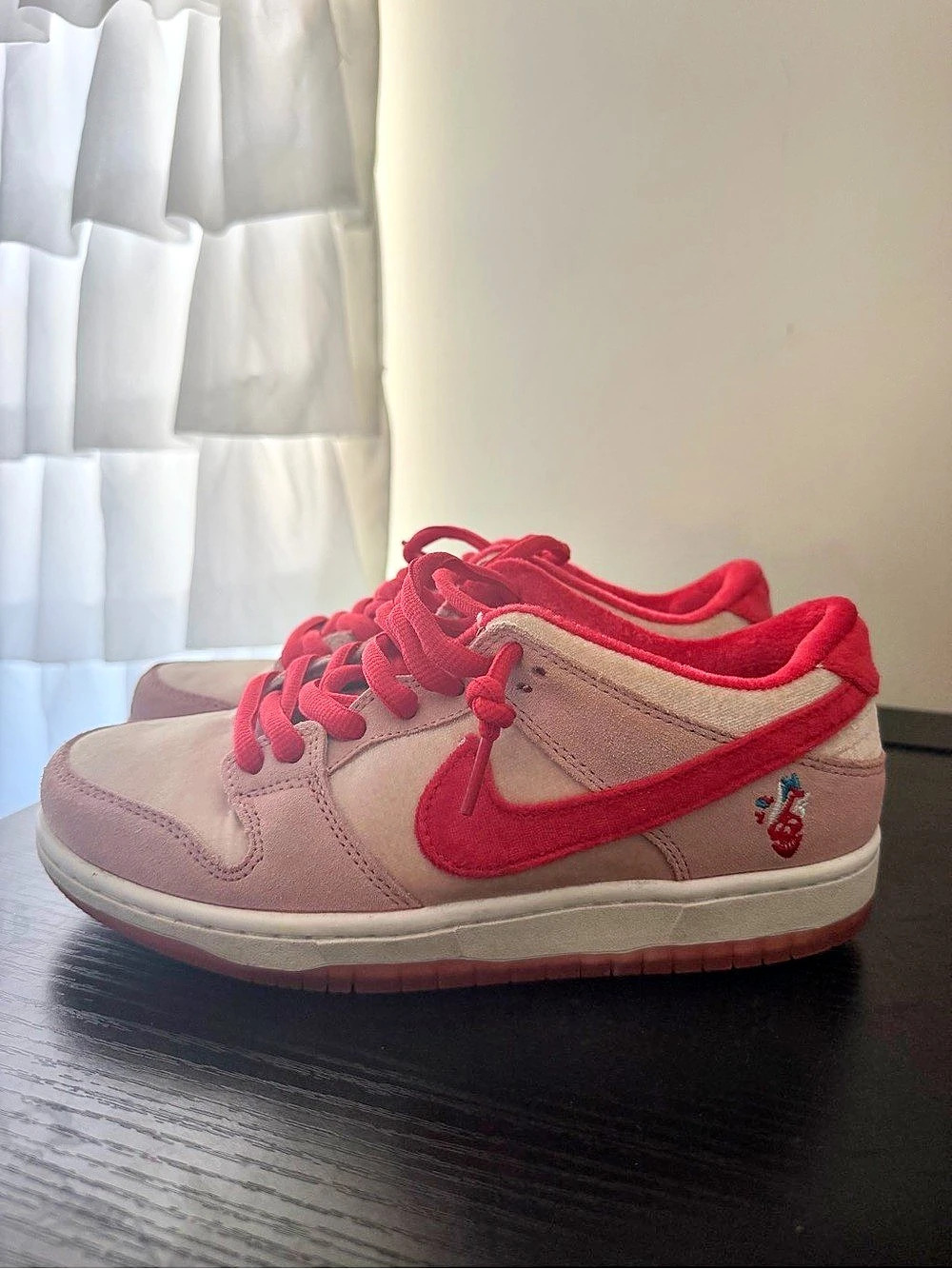 Nike Dunk Low Sneakers Pink & Red US 7.5